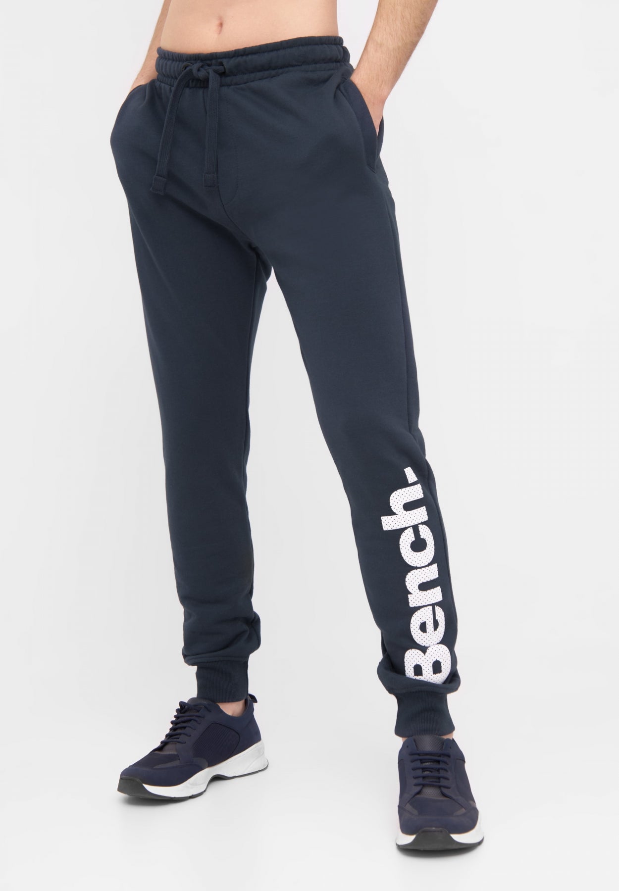 bench-stanley-jogginghose-herren-baumwolle-schmal-schwarz image 6