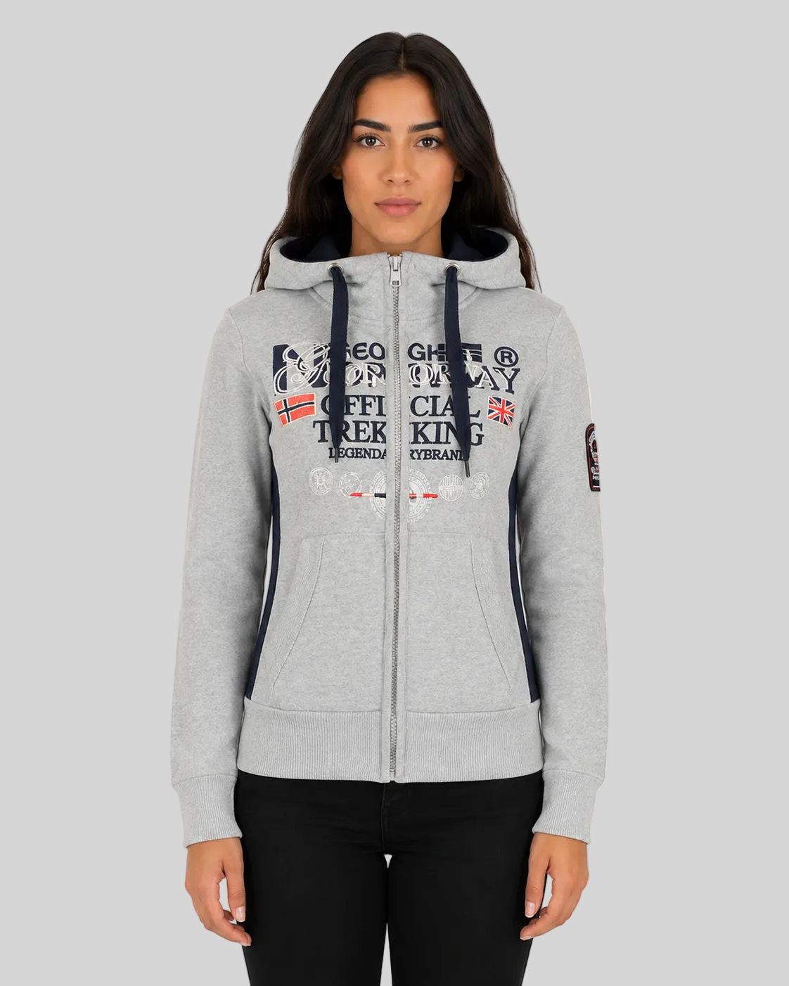 geographical-norway-gladys-damen-hoodie-kapuzenpullover image 1