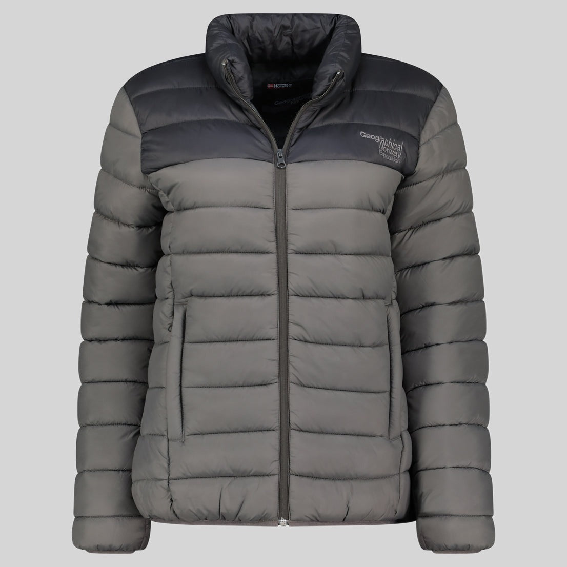 geographical-norway-atikoclerc-damen-steppjacke-in-grau image 3