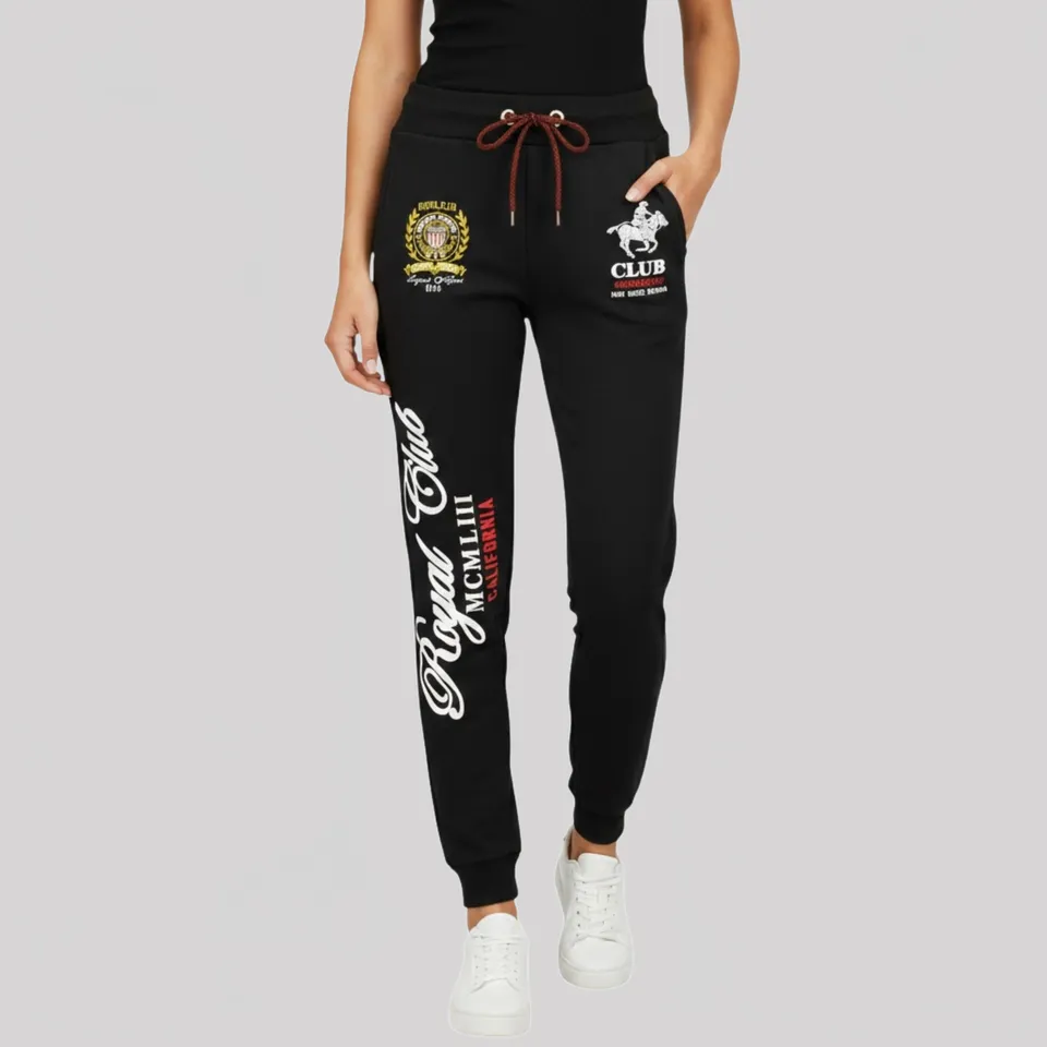 geographical-norway-manille-jogginghose-damen-schwarz-mit-stickerei image 1