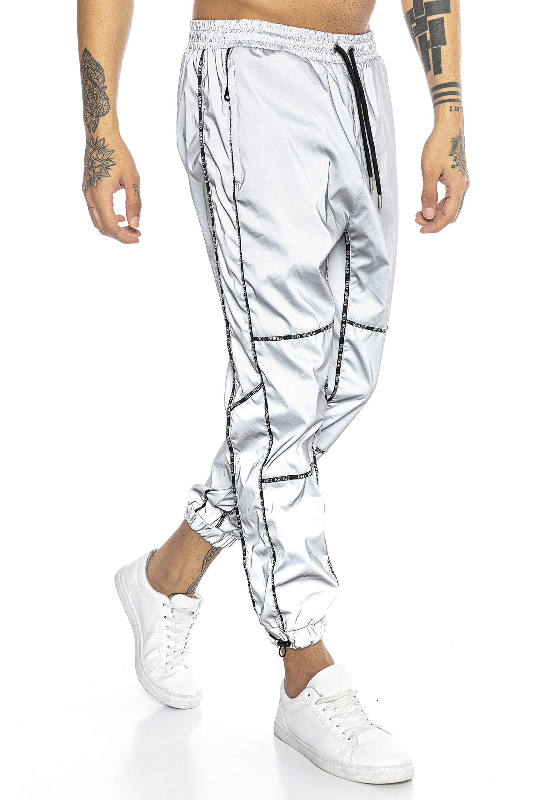 redbridge-hosen-silver-jogger-sweatpants-herren-polyester-regular image 4