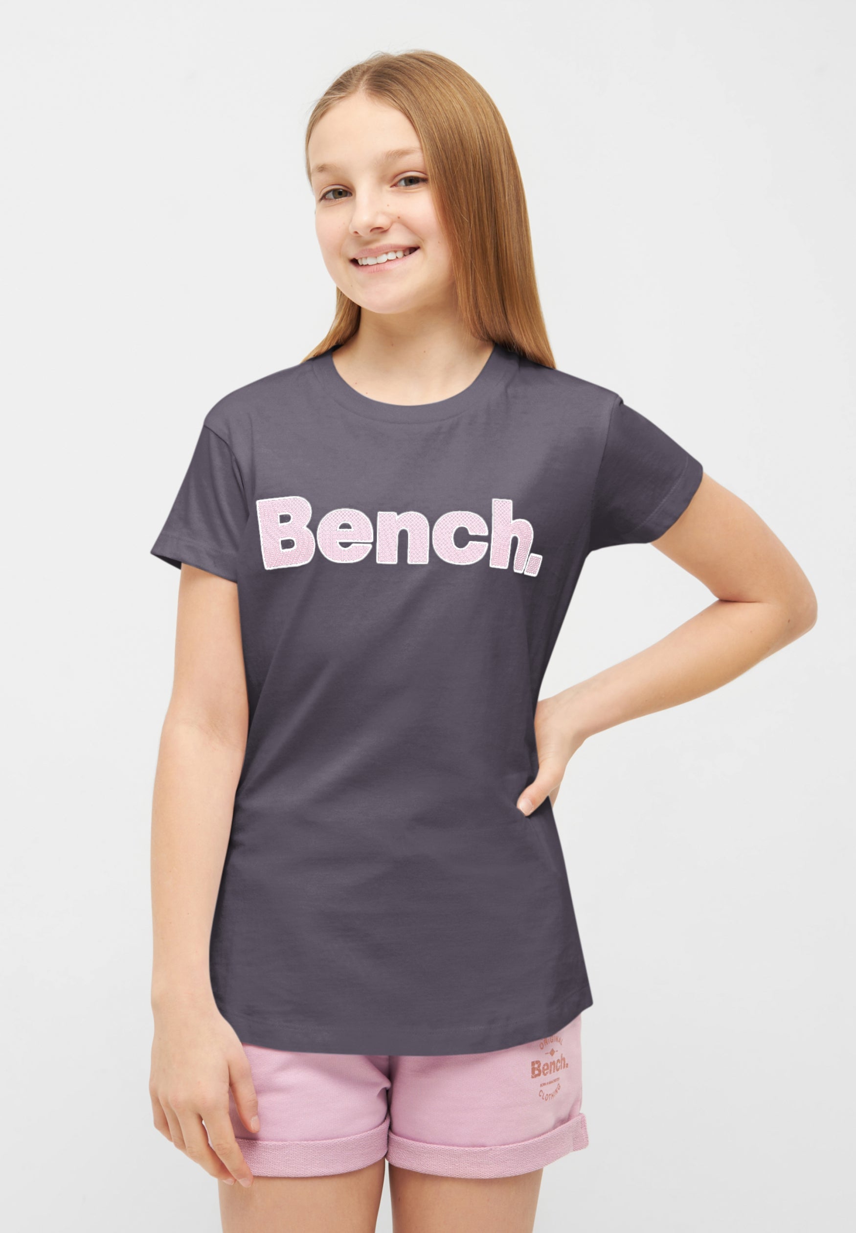 bench-leora-g-t-shirt-m-dchen-baumwolle-charcoal-152 image 2