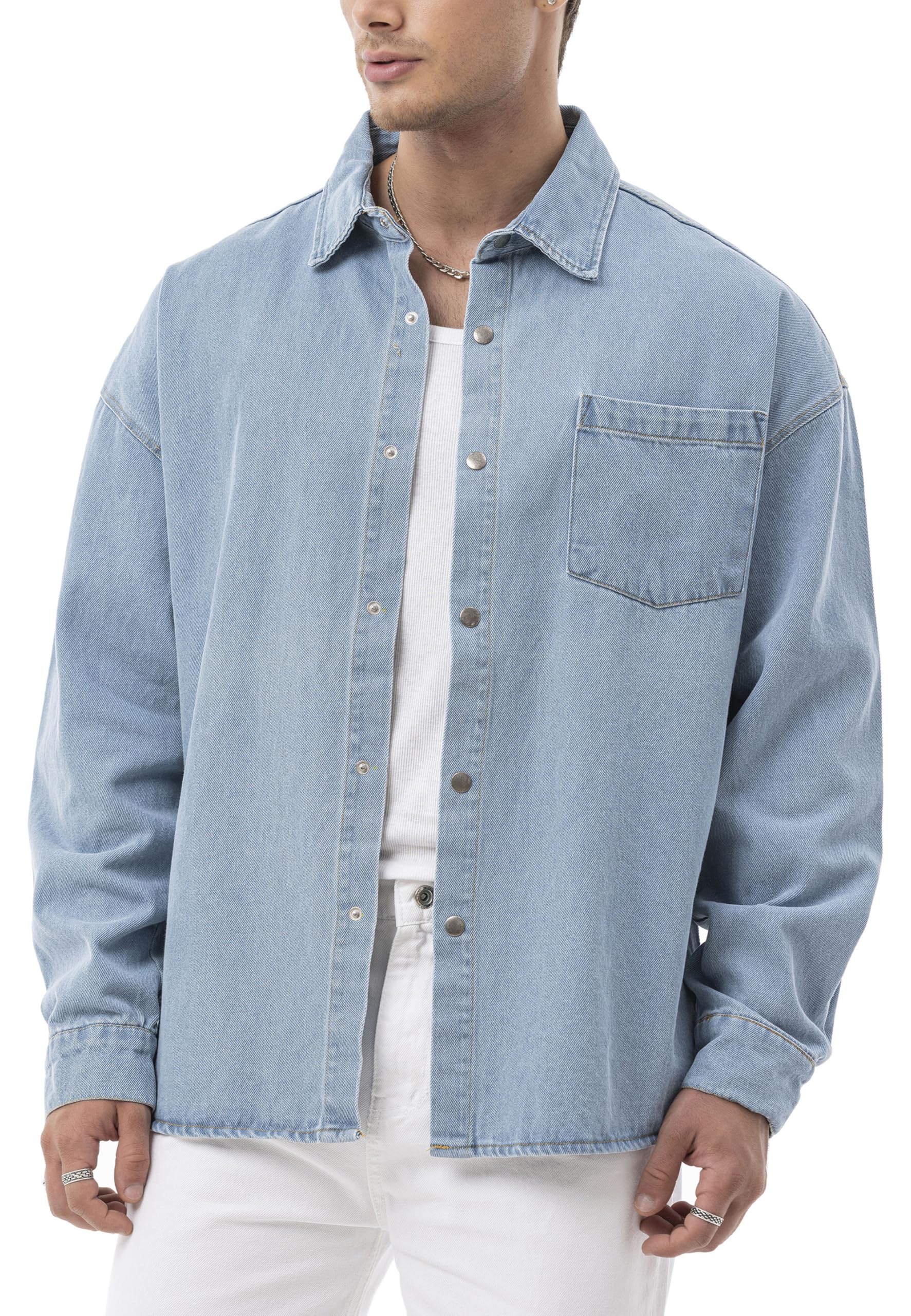 redbridge-hemden-oversize-denim-overshirt-hellblau-druckkn-pfe image 1
