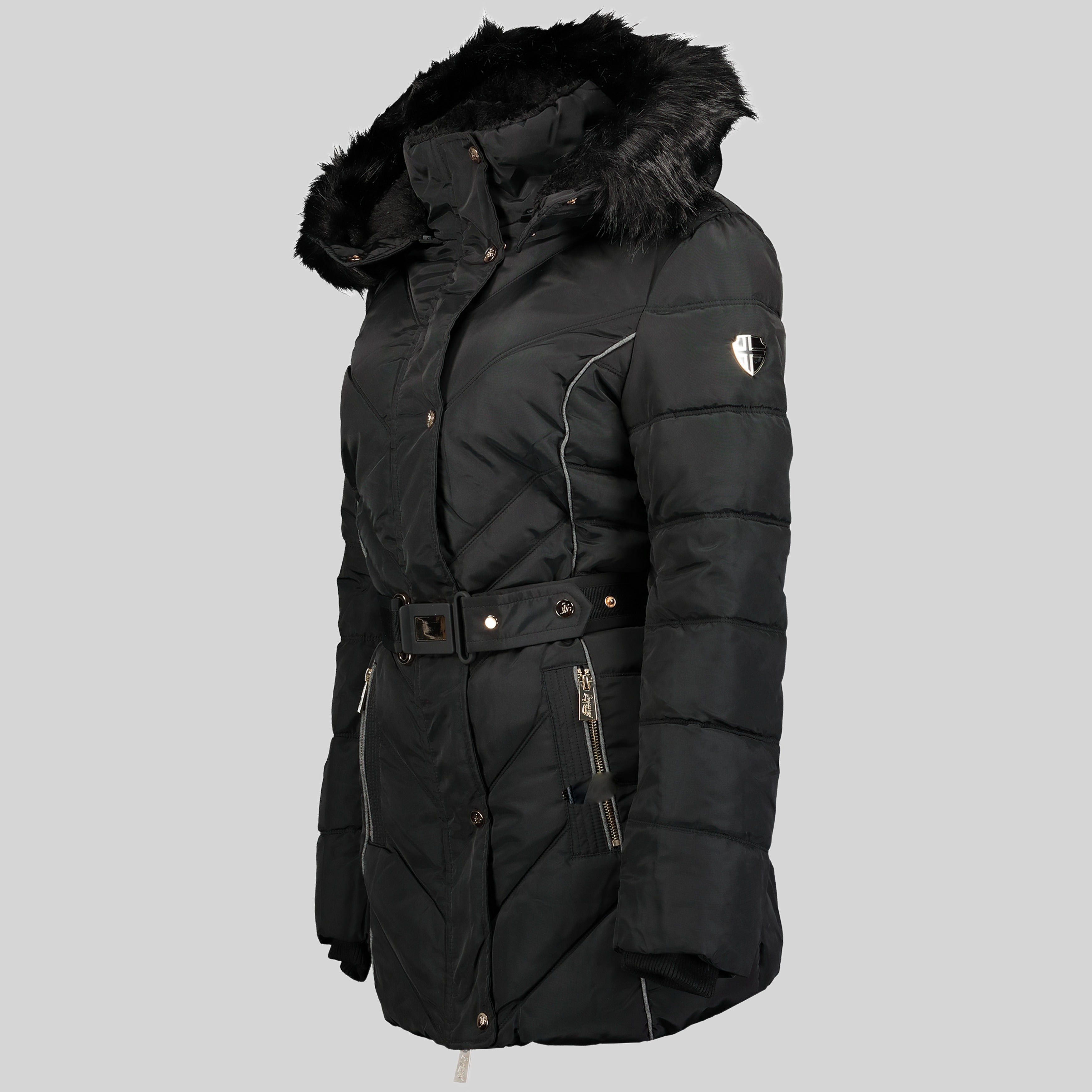 geographical-norway-becky-damen-parka-mit-abnehmbarer-fellkapuze image 4