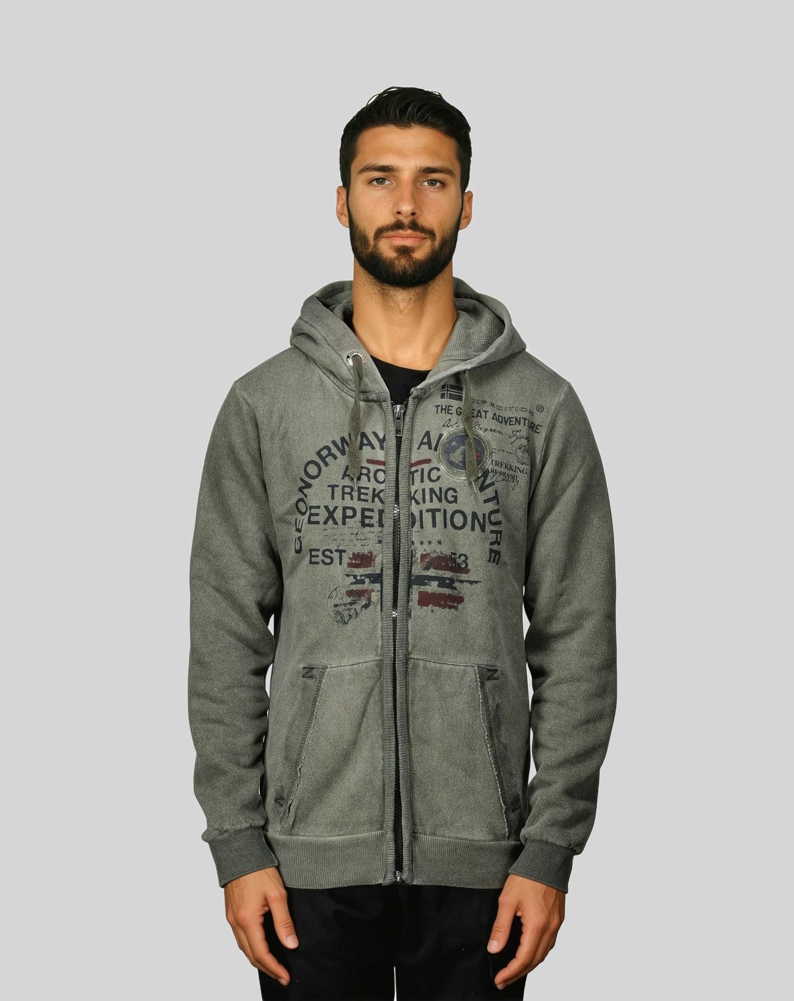 geographical-norway-gergen-herren-zip-hoodie-marine image 1