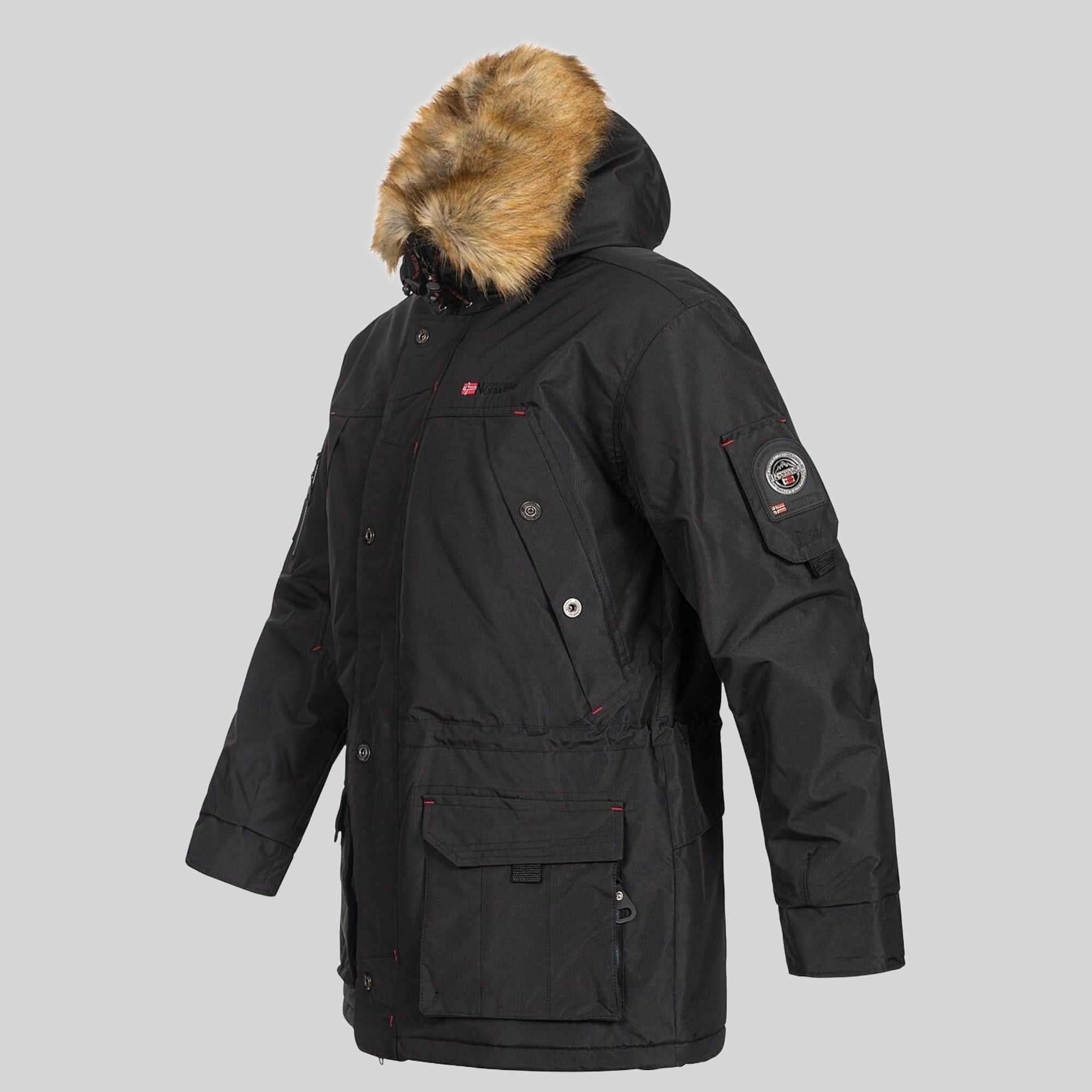 geographical-norway-abiosaure-parka-herren-schwarz-warm image 3