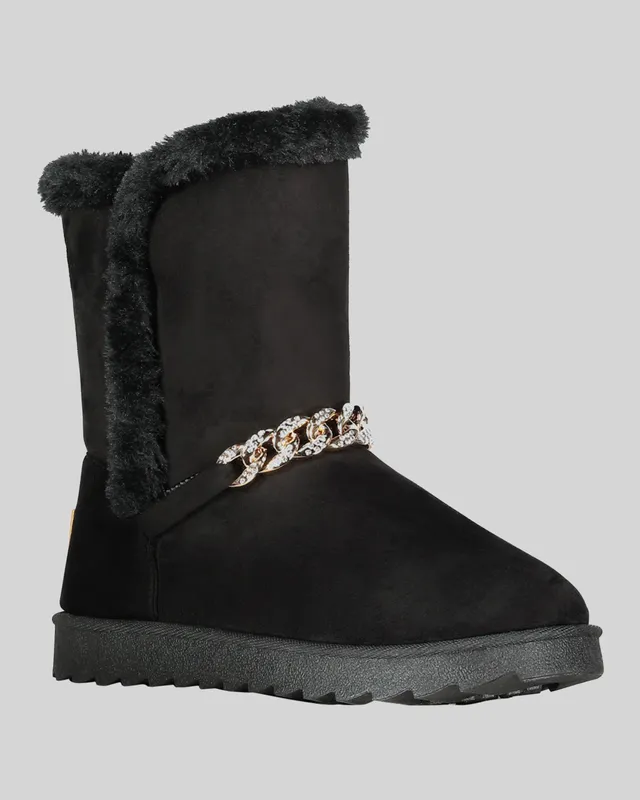 geographical-norway-oseille-damen-stiefeletten-mit-kunstfellfutter-schwarz-36 image 1