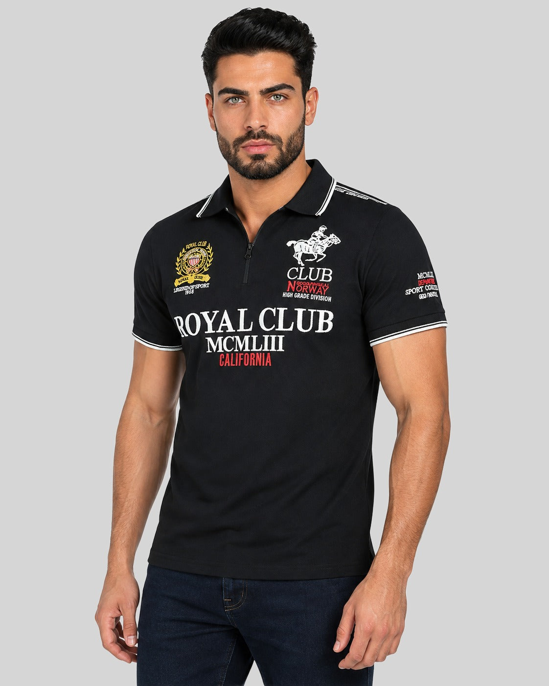 geographical-norway-keratine-polo-herren-schwarz-kurzarm image 1