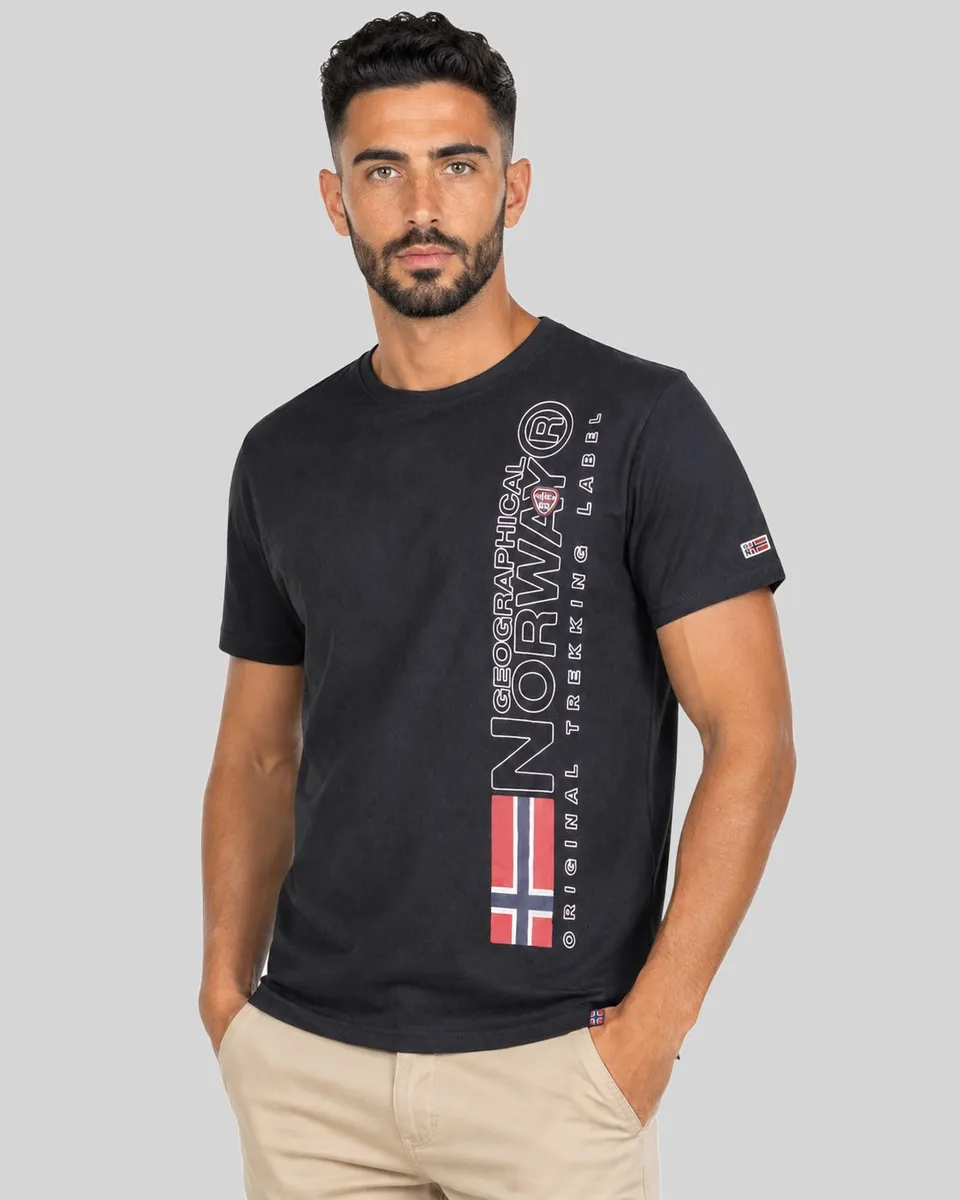 geographical-norway-jogo-t-shirt-herren-schwarz-baumwolle image 1