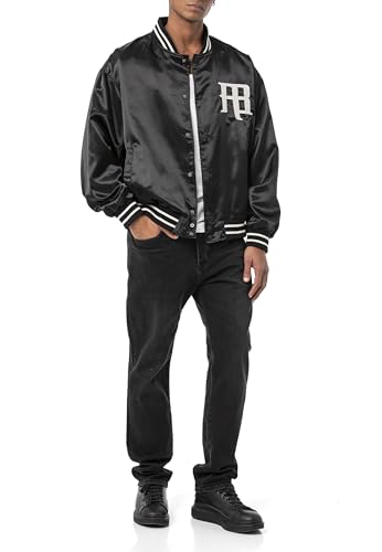 redbridge-collegejacke-satin-look-varsity-jacke-xl-stickerei image 8