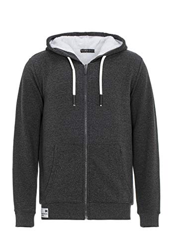 redbridge-teddyfell-sweatjacke-hoodie-herren-gef-ttert image 6