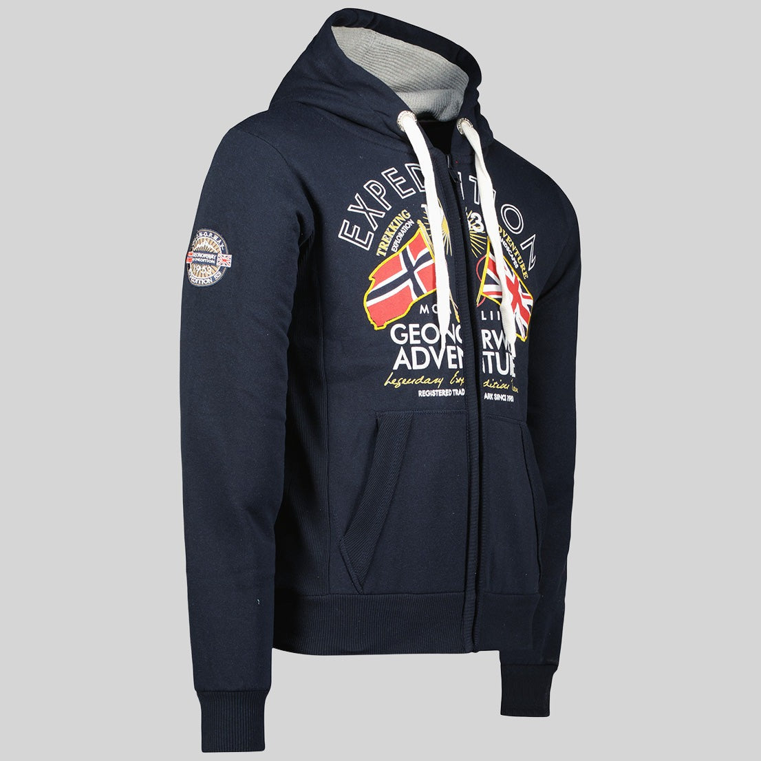 geographical-norway-flepto-herren-hoodie-marine-k-ngurutasche image 3