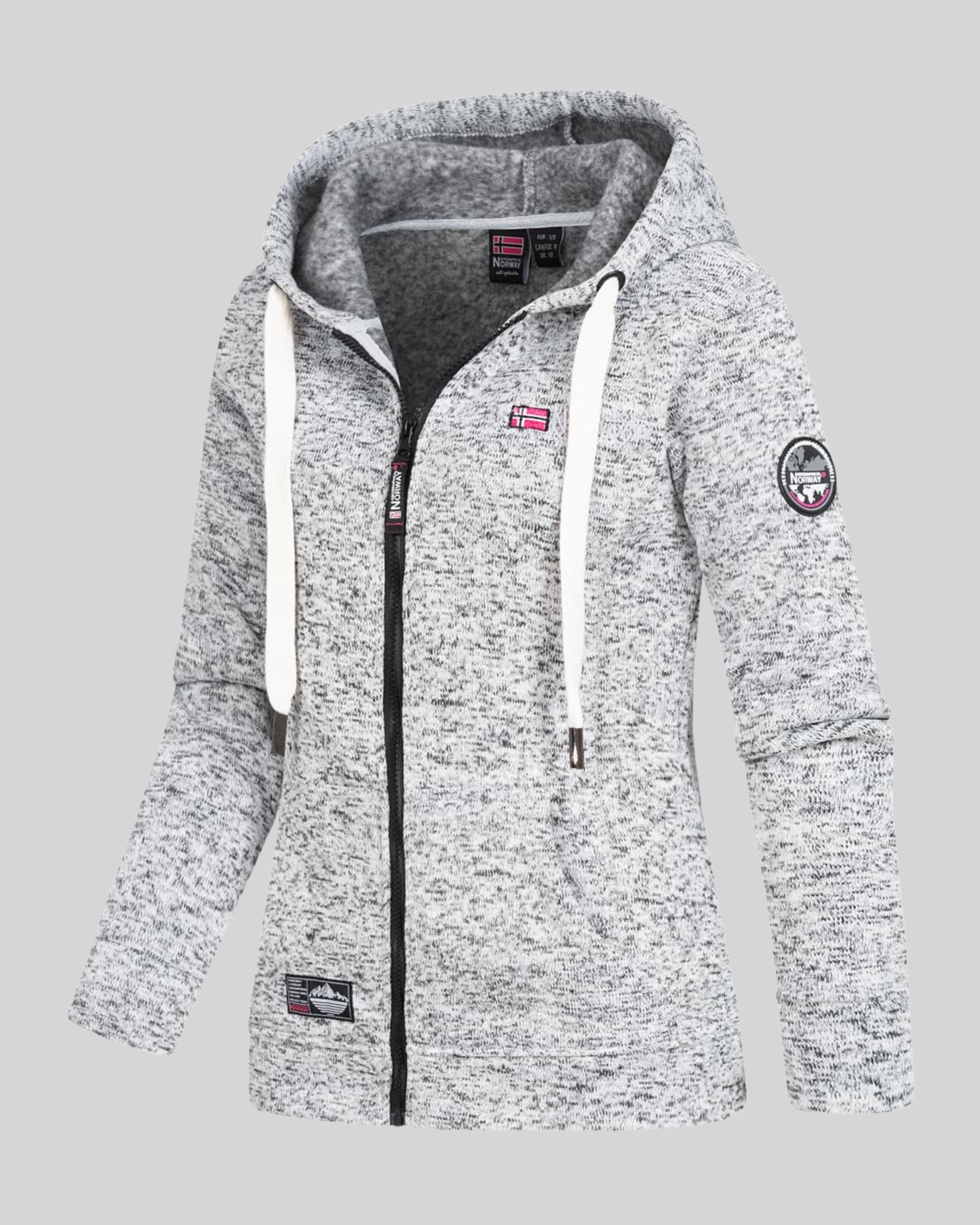geographical-norway-talerte-damen-hoodie-schwarz-kapuze image 4