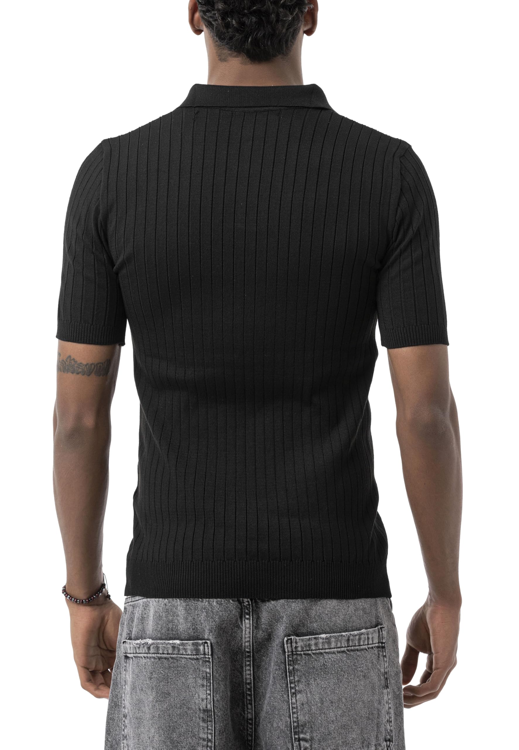 redbridge-poloshirts-tarz-cool-strick-polo-xl-schwarz-kurzarm image 3