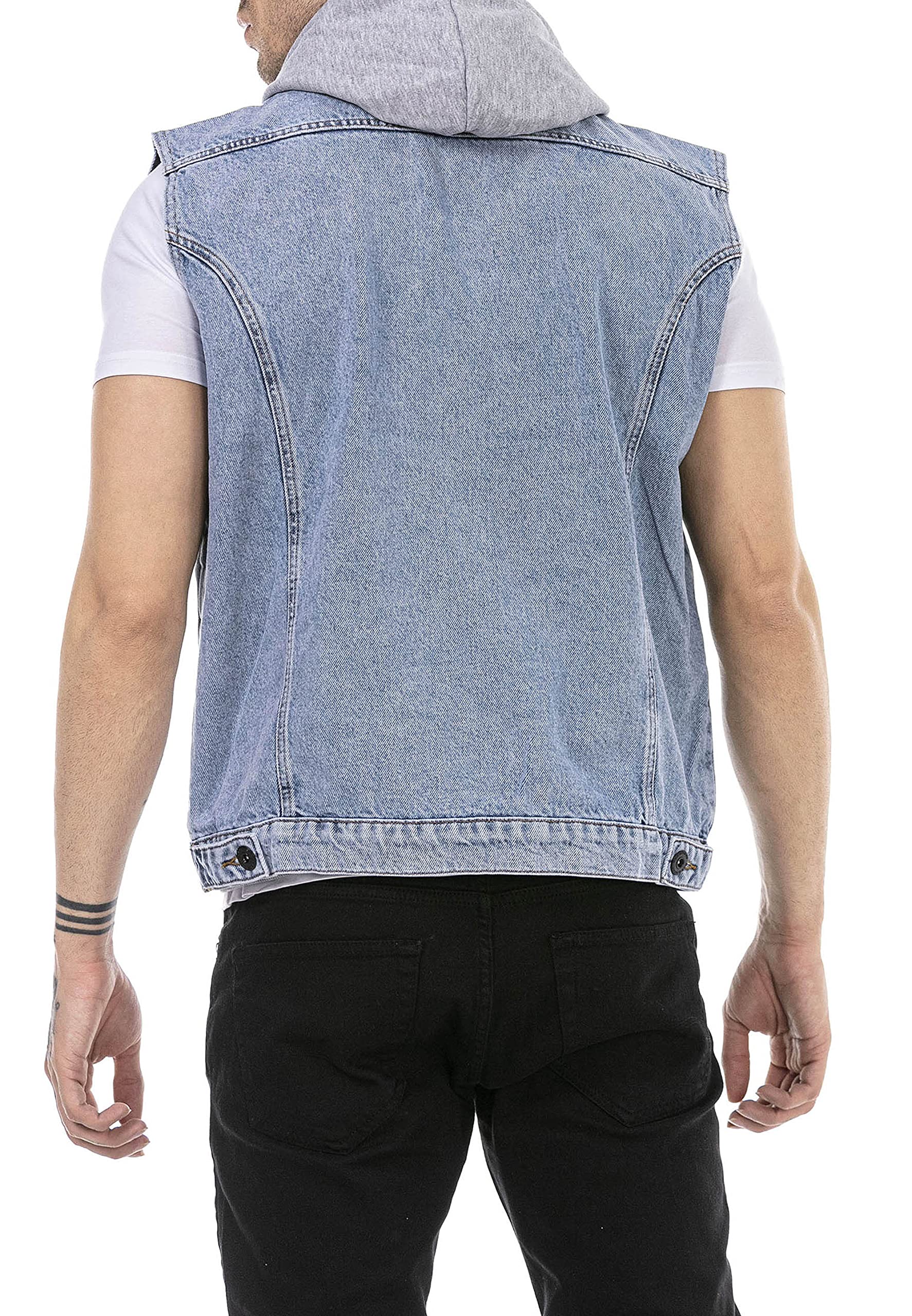 redbridge-cardigans-jeans-weste-herren-hellblau-kapuze image 4