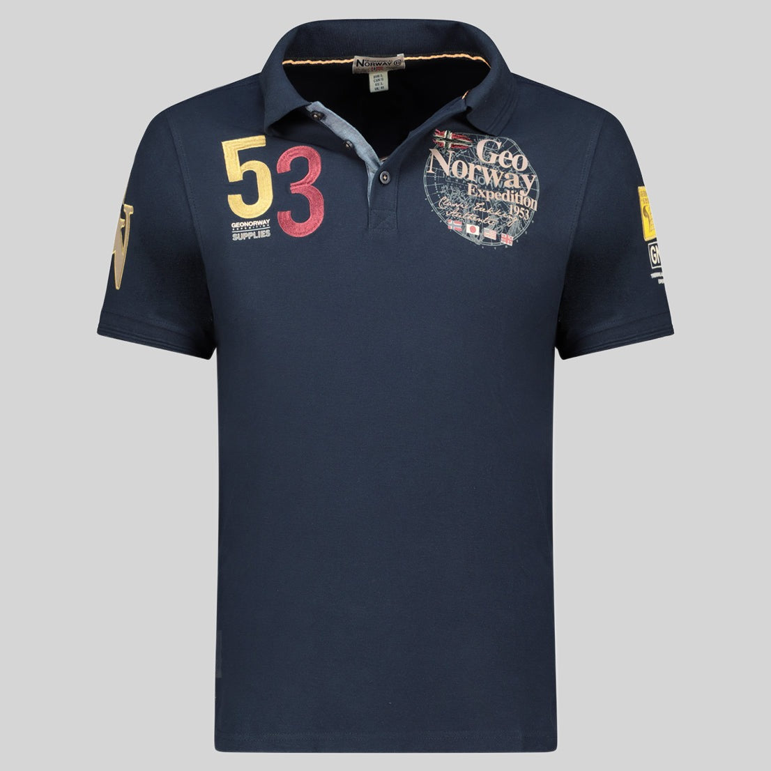 geographical-norway-kelan-herren-polo-marine-baumwolle image 5