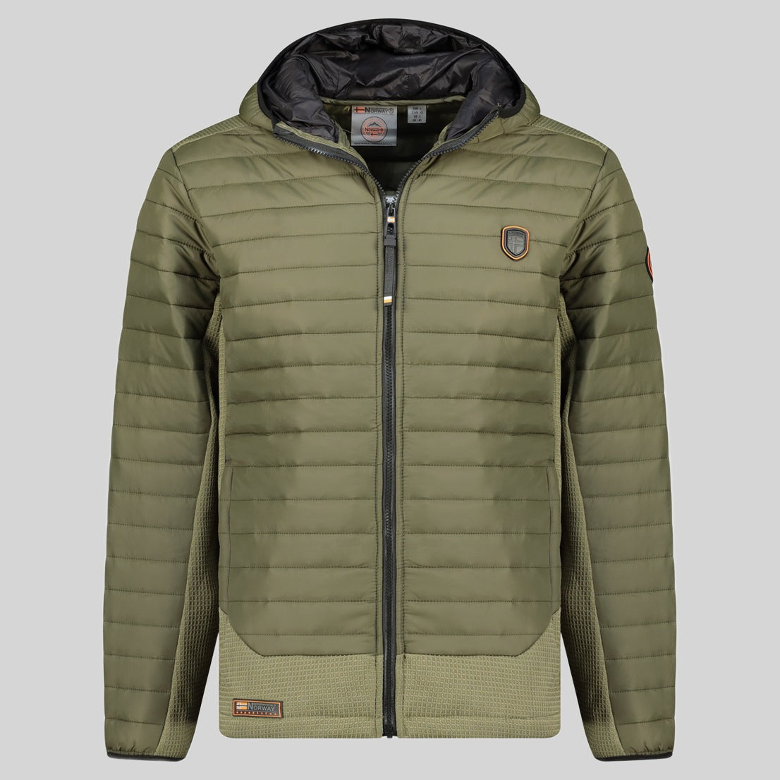geographical-norway-carembar-herren-winterjacke-kaki-kapuze image 3