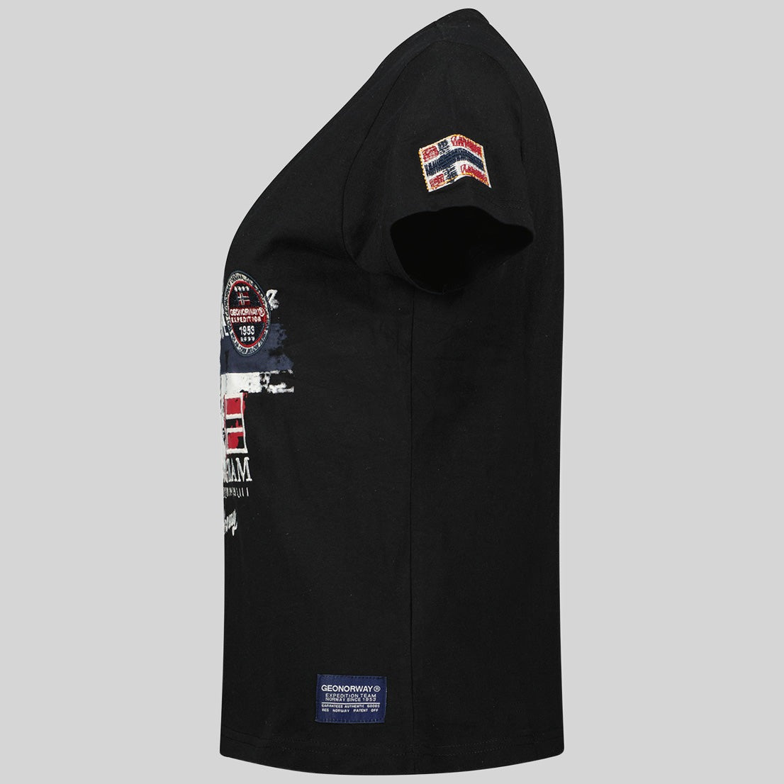 geographical-norway-jarry-t-shirt-damen-schwarz-kurzarm image 5