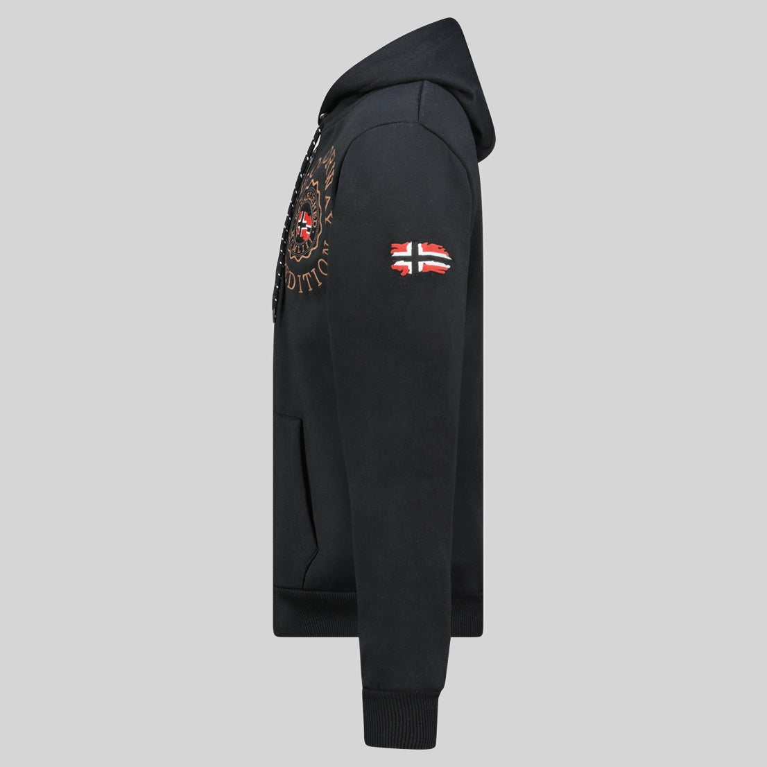 geographical-norway-geganto-sweatshirt-schwarz-hoodie-baumwolle image 5