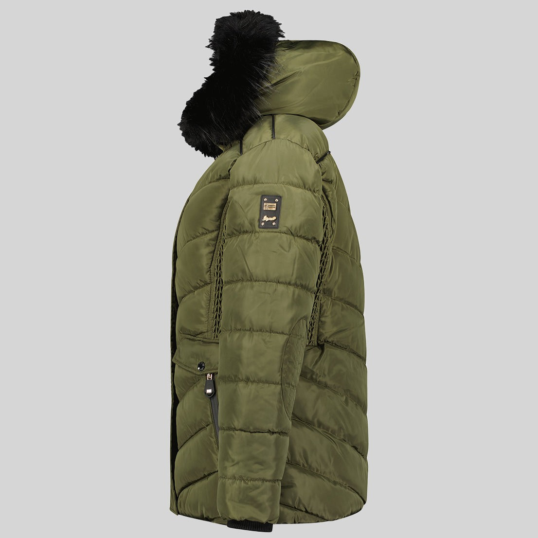geographical-norway-augustine-damen-parka-khaki-lang-fell image 4