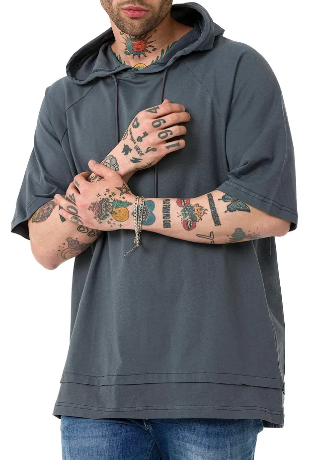 redbridge-t-shirts-m1373-t-shirt-herren-wei-oversized-baumwolle image 1
