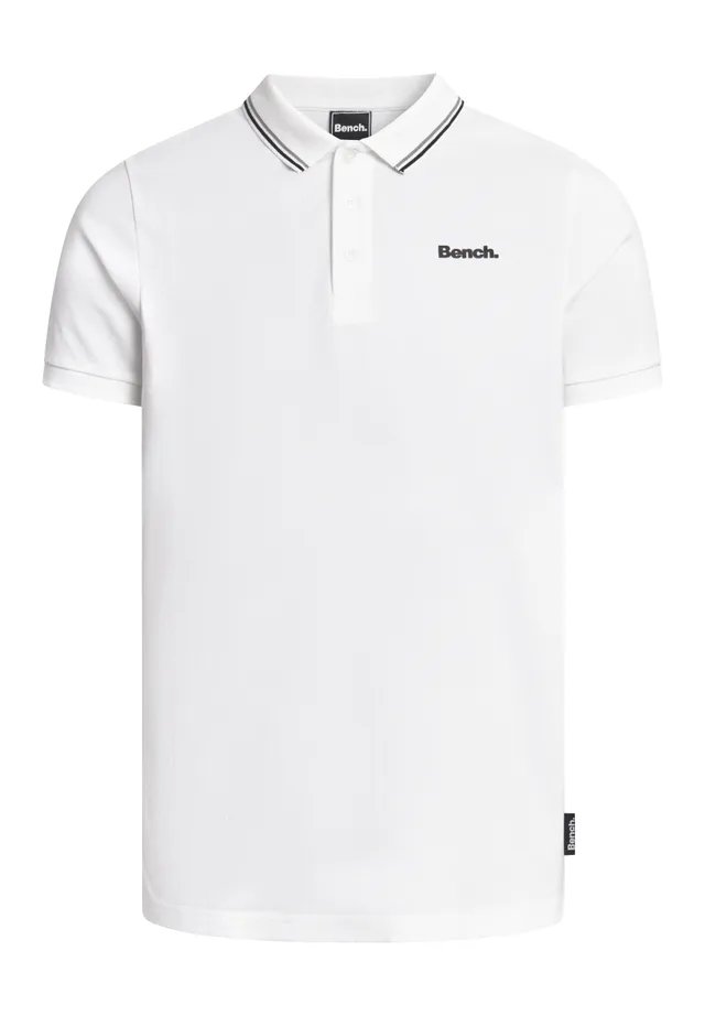 bench-gruff-poloshirt-herren-white-piqu-baumwolle image 1