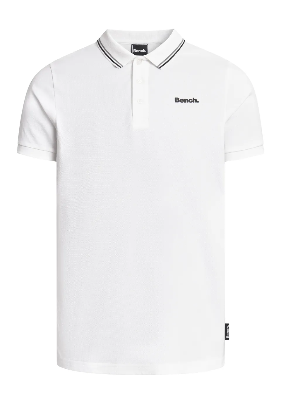 bench-gruff-poloshirt-herren-white-piqu-baumwolle image 1