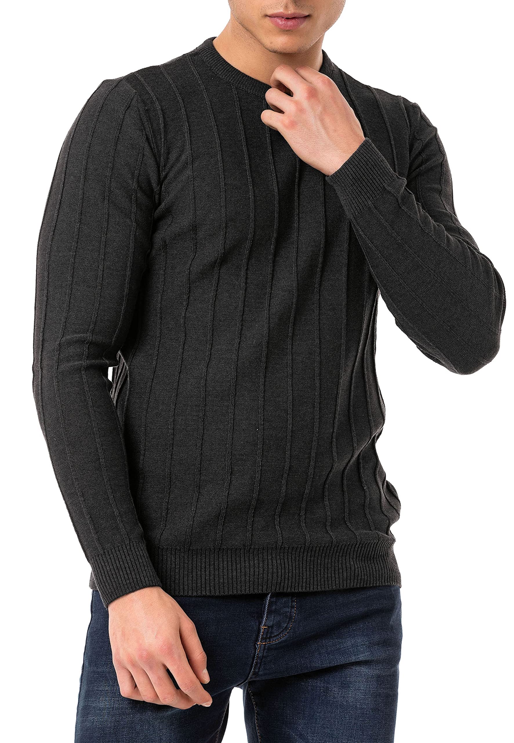 redbridge-pullover-strickpullover-herren-l-anthrazit image 2