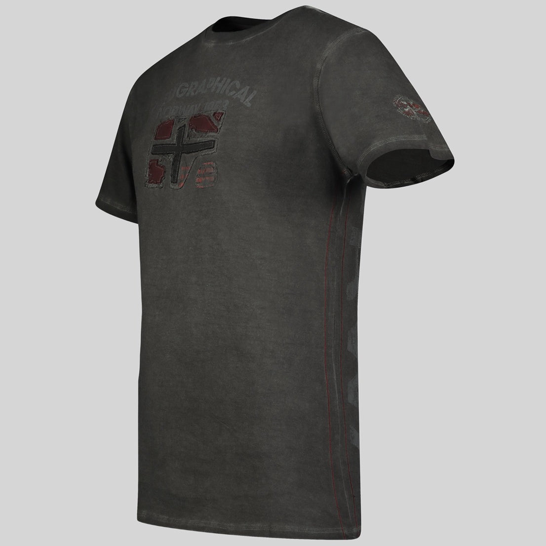 geographical-norway-jotz-t-shirt-herren-schwarz-rundhals-print image 4