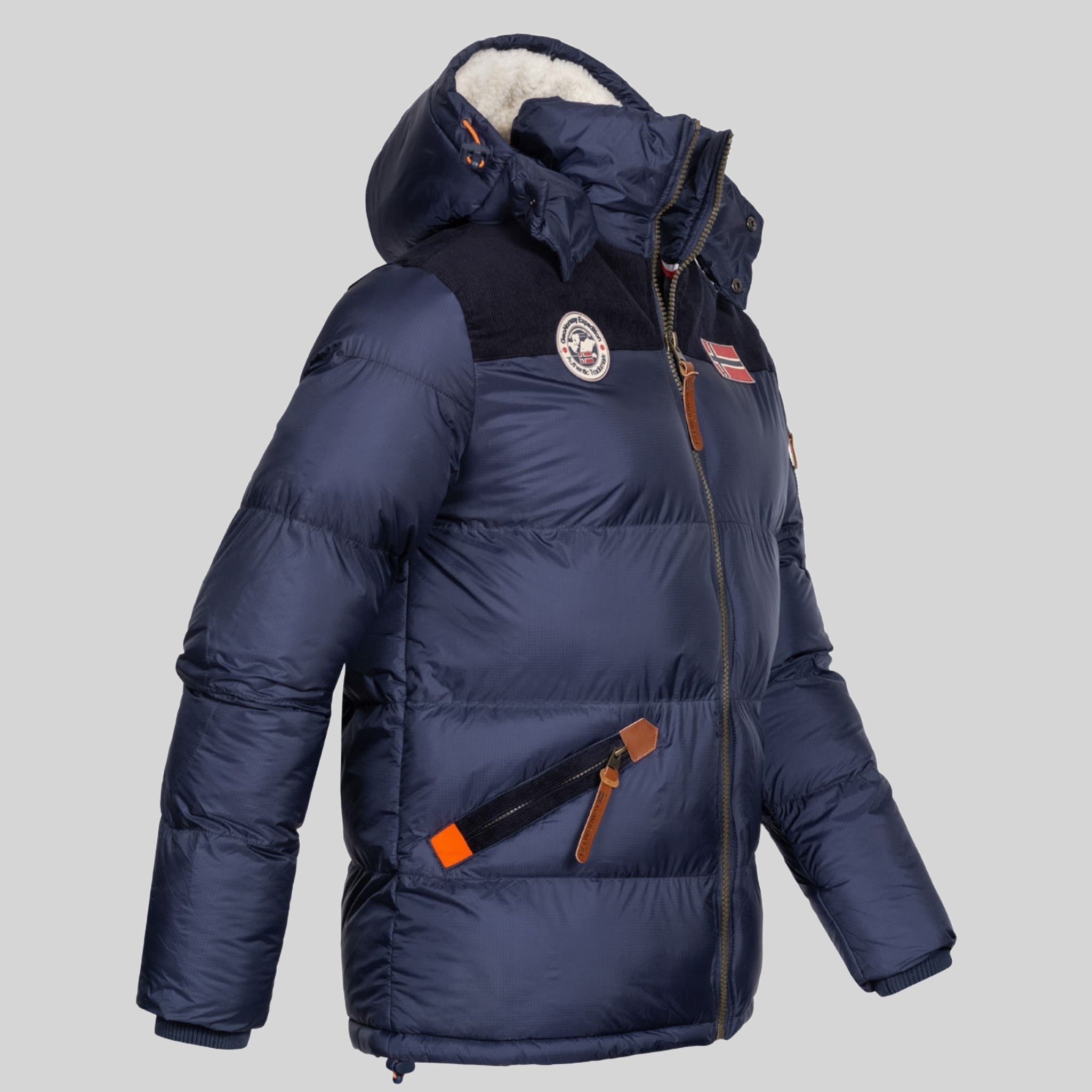 geographical-norway-celian-herren-steppjacke-marine-winter-kapuze image 7