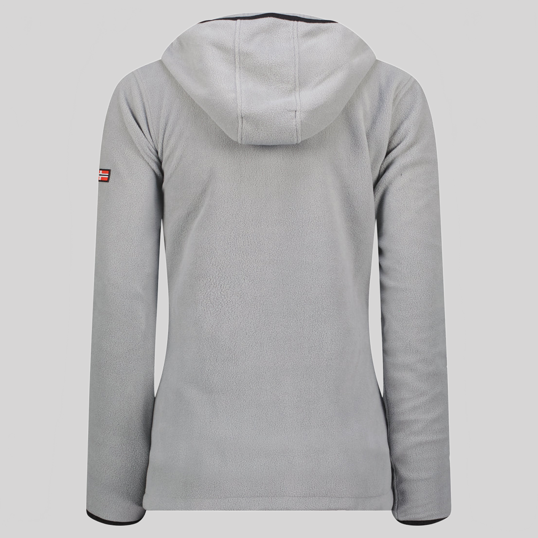 geographical-norway-unicia-damen-fleecejacke-schwarz-kapuze image 2