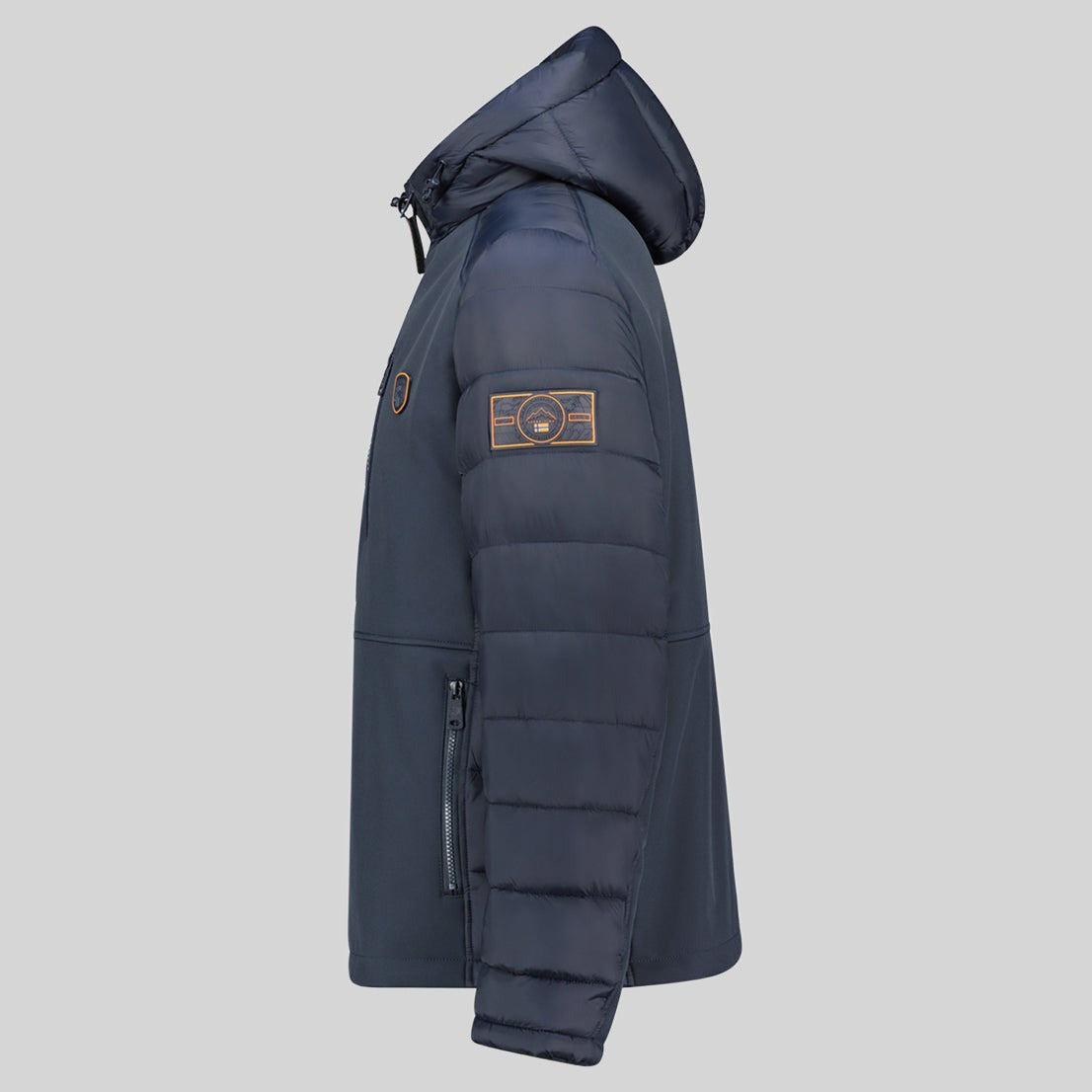 geographical-norway-cortez-herren-daunenjacke-bi-material-kapuze image 6