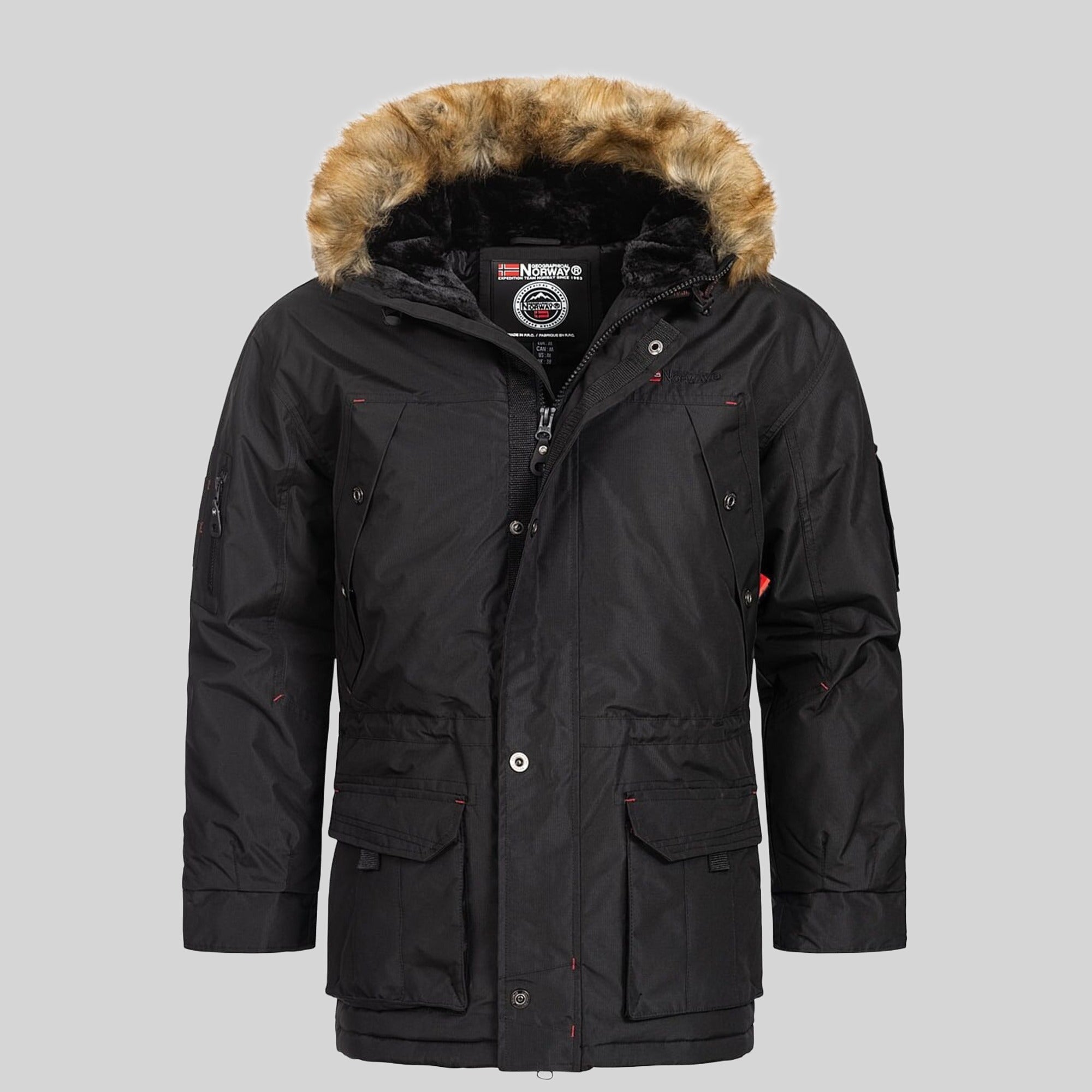 geographical-norway-abiosaure-parka-herren-schwarz-warm image 4