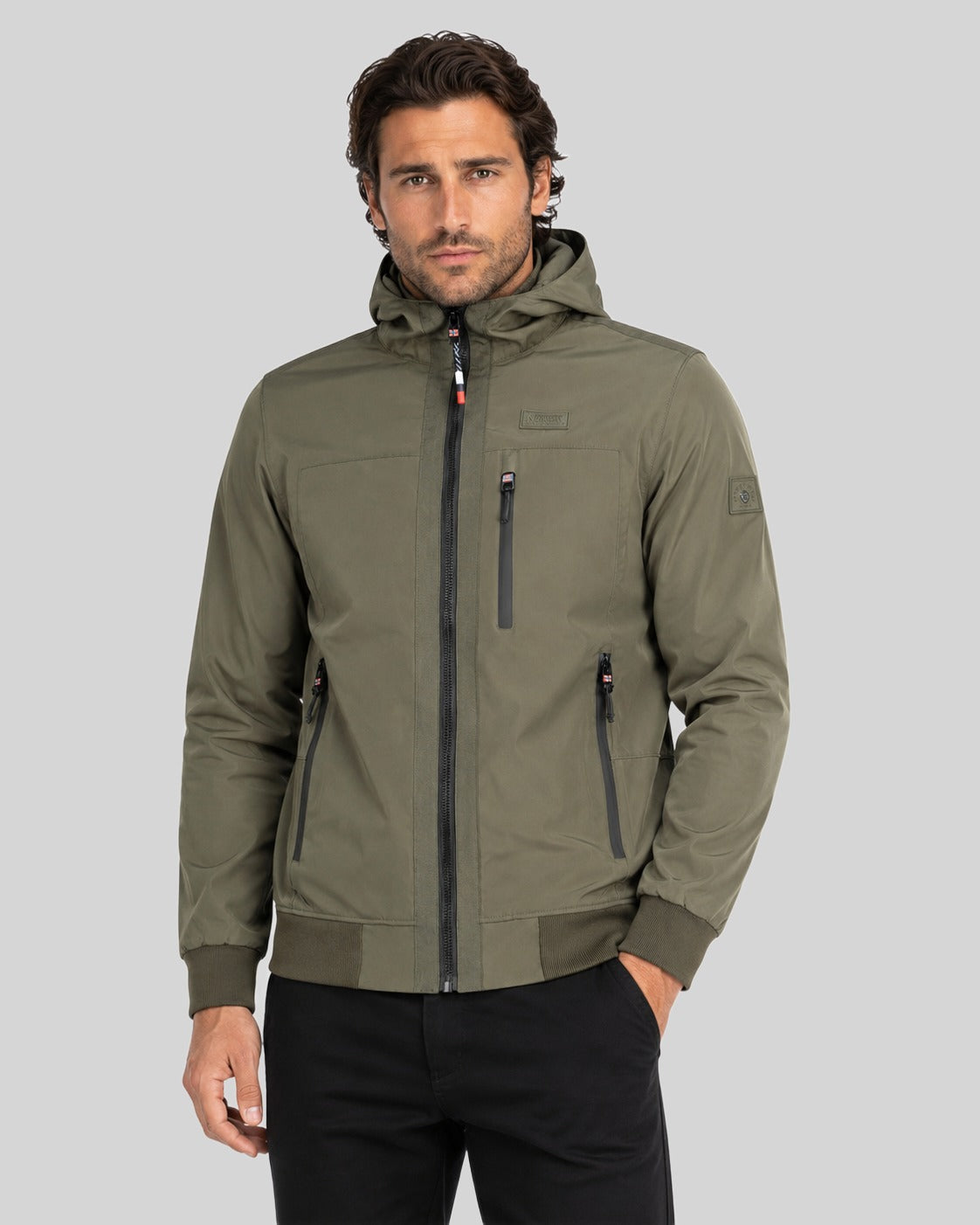 geographical-norway-bagamon-herren-blouson-schwarz-winddicht image 6