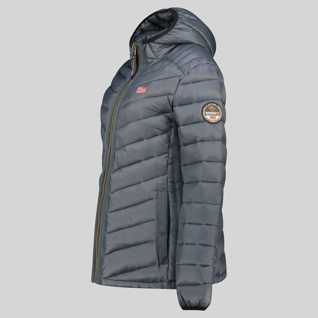 geographical-norway-carliti-hood-damen-steppjacke-mit-kapuze-schwarz-s image 4