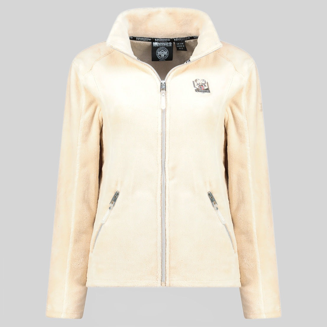 geographical-norway-ticarina-damen-fleecejacke-schwarz-tailliert image 3