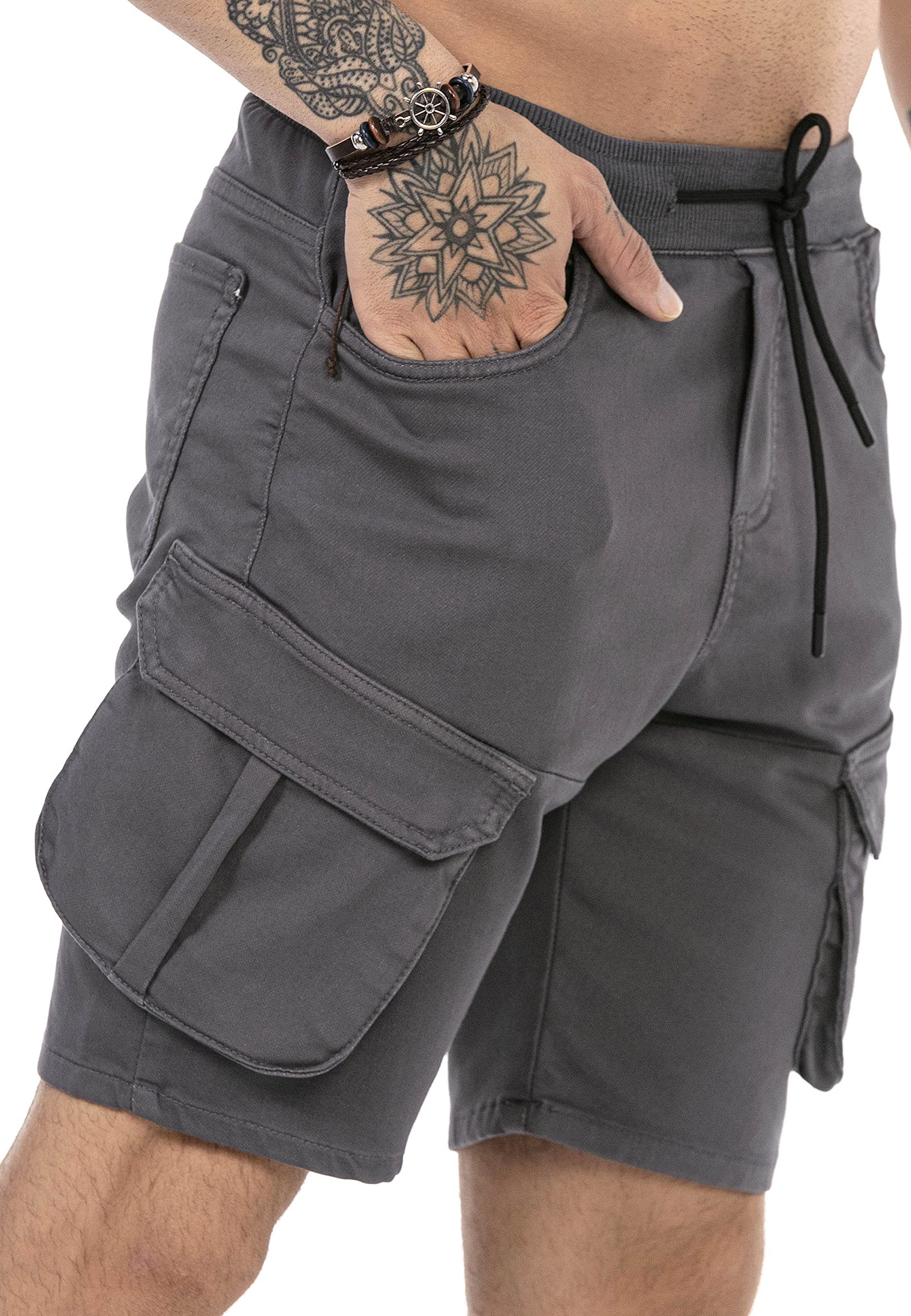 redbridge-shorts-cargoshorts-herren-blau-baumwolle image 5