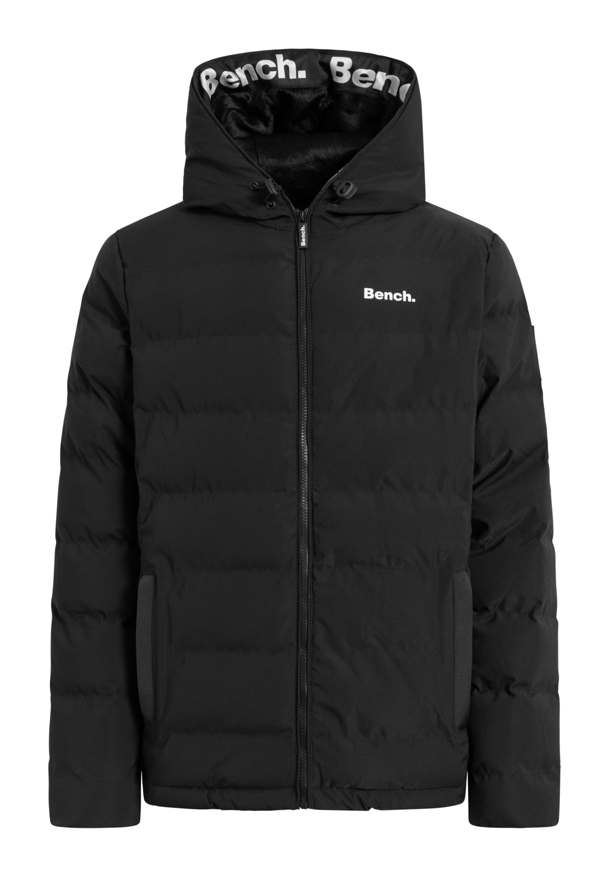 bench-parrel-jacke-herren-anorak-black-mit-kapuze image 1