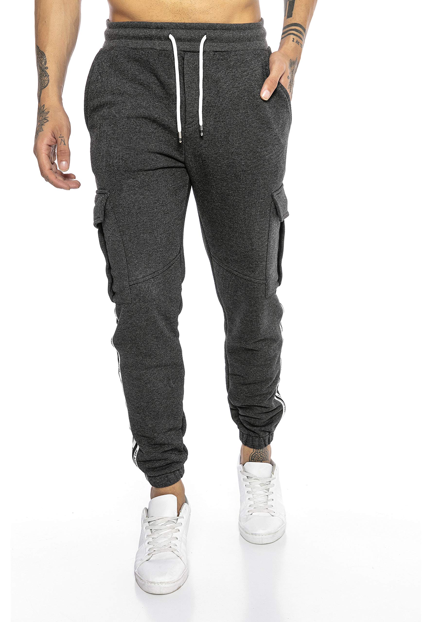 redbridge-cargo-jogger-jogginghose-herren-l-schwarz image 3