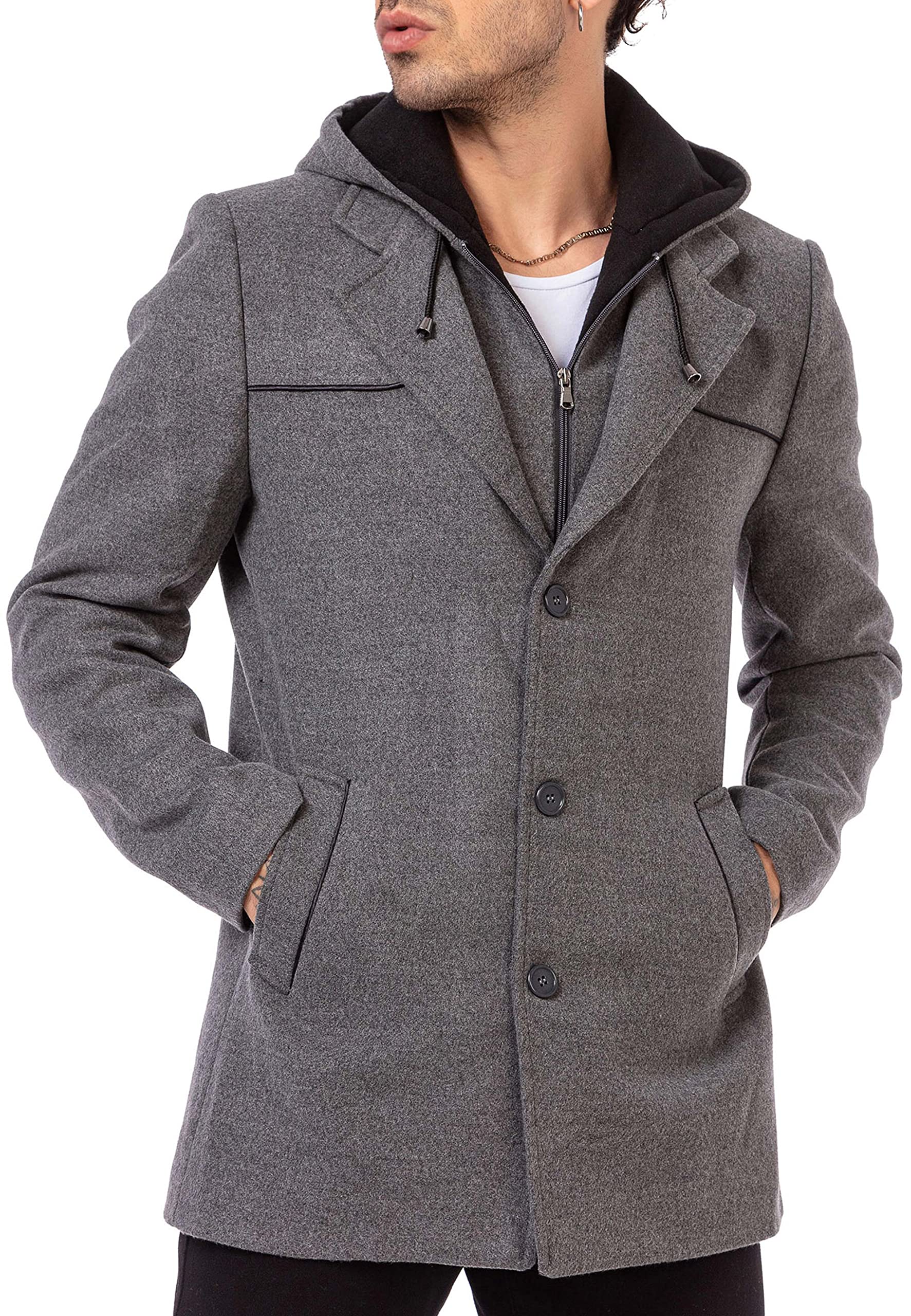redbridge-mantel-herren-trenchcoat-mit-kapuze-elegant image 5