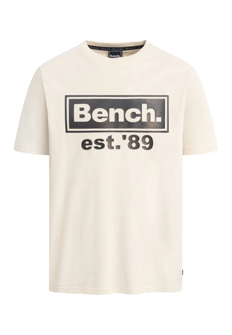 bench-caceres-t-shirt-herren-oatmeal-baumwolle-logoprint image 1