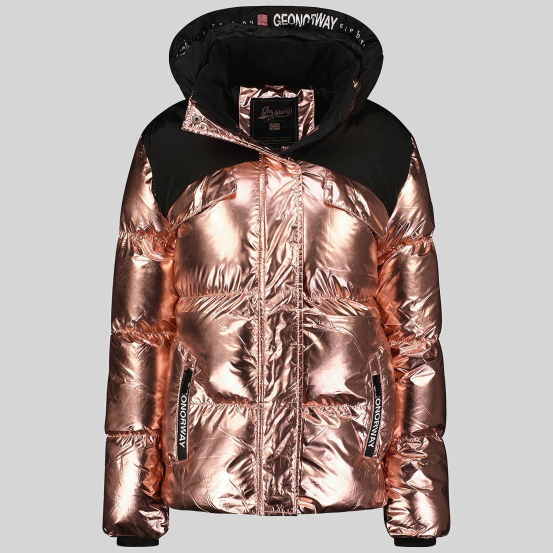 geographical-norway-bilkiss-parka-damen-silber-winter image 5