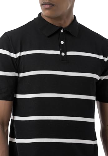 redbridge-by-tarz-cool-poloshirt-kordelstrick-streifen-kurzarm image 6