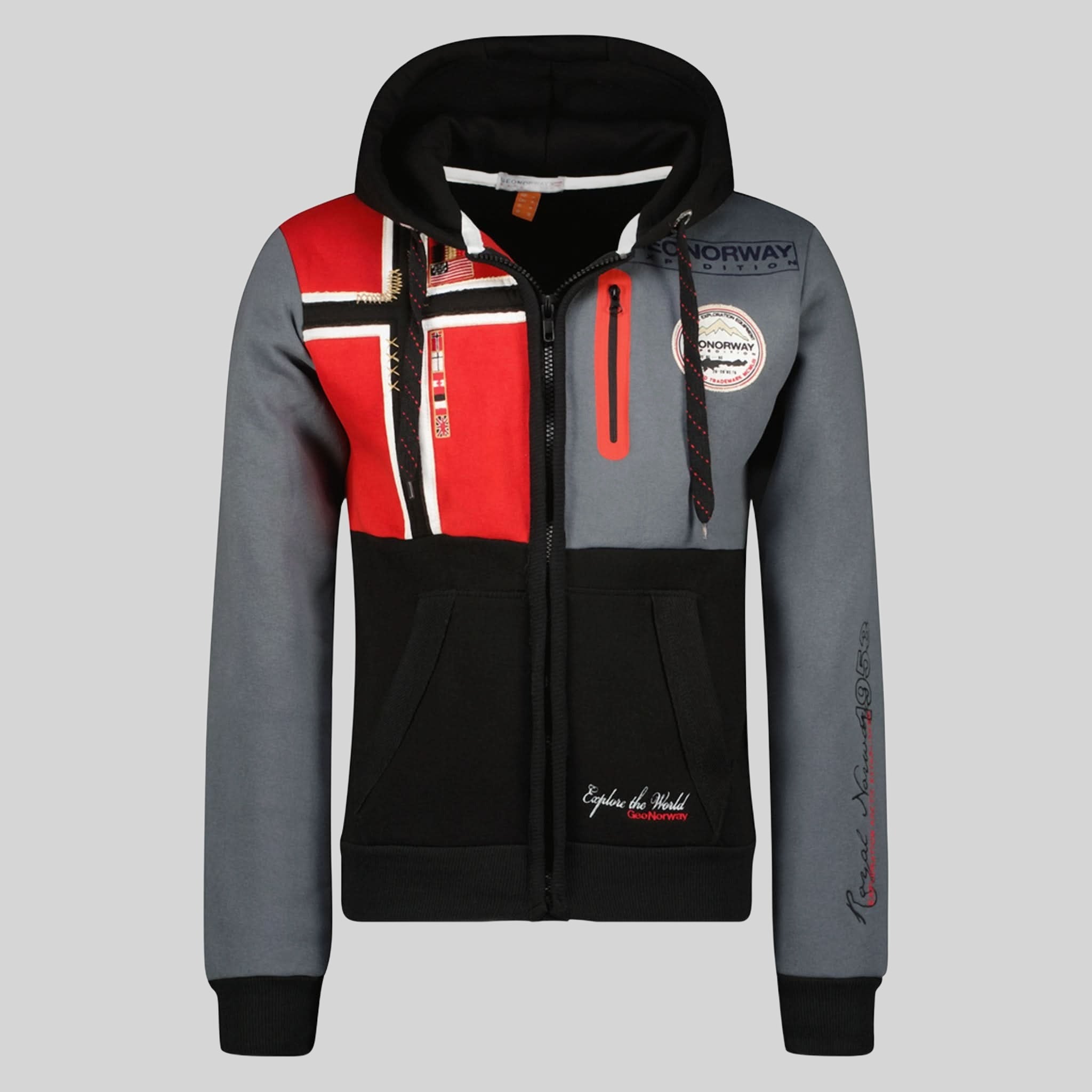 geographical-norway-gexplore-sweatjacke-herren-marine-mit-zip image 5