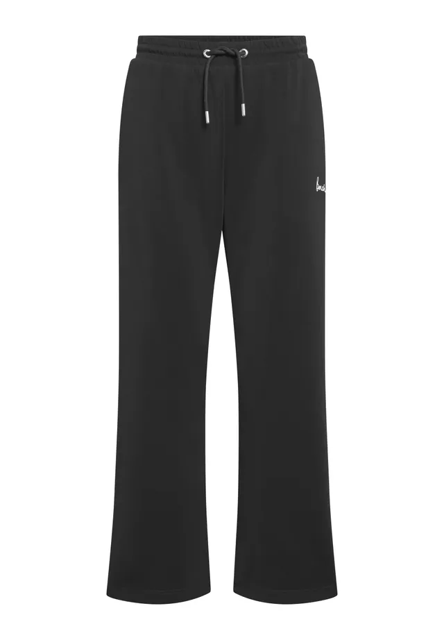 bench-savona-jogginghose-damen-schwarz-weites-bein image 1