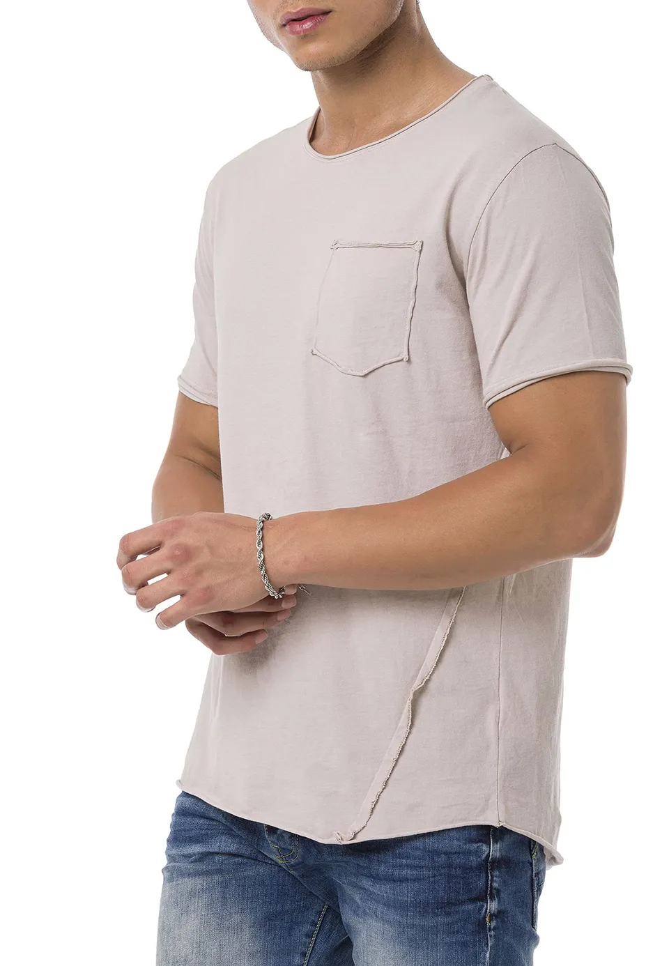 redbridge-t-shirts-asymmetric-brusttasche-schwarz image 1