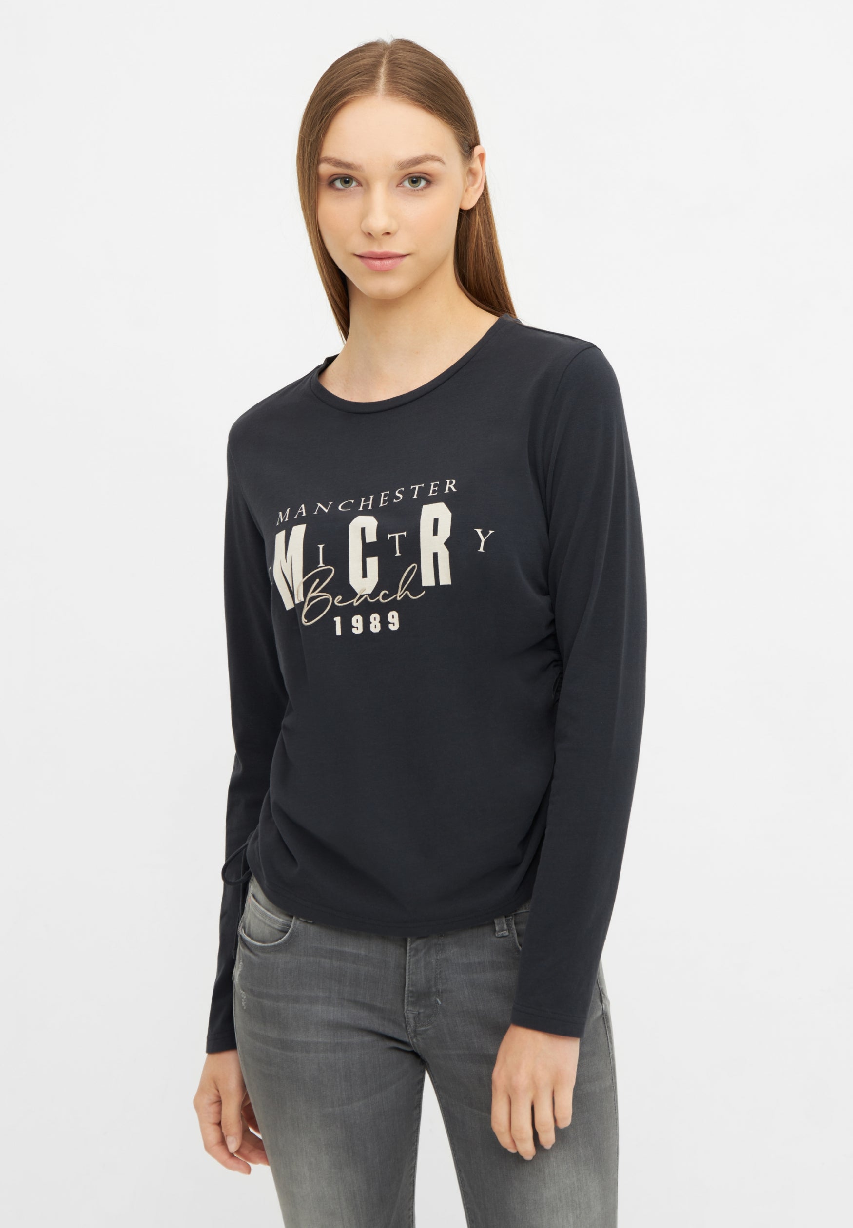 bench-arvika-sweatshirt-damen-schwarz-baumwolle image 2