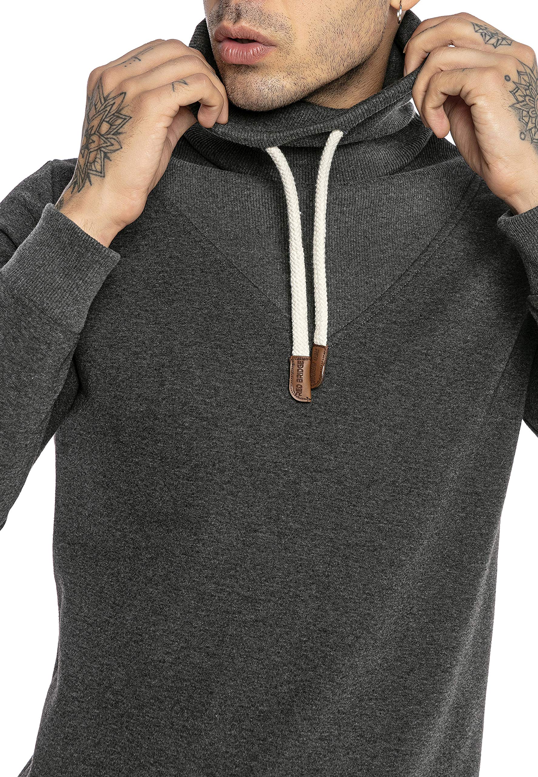 redbridge-pullover-schalkragen-herren-dunkelgrau-gr-m image 2