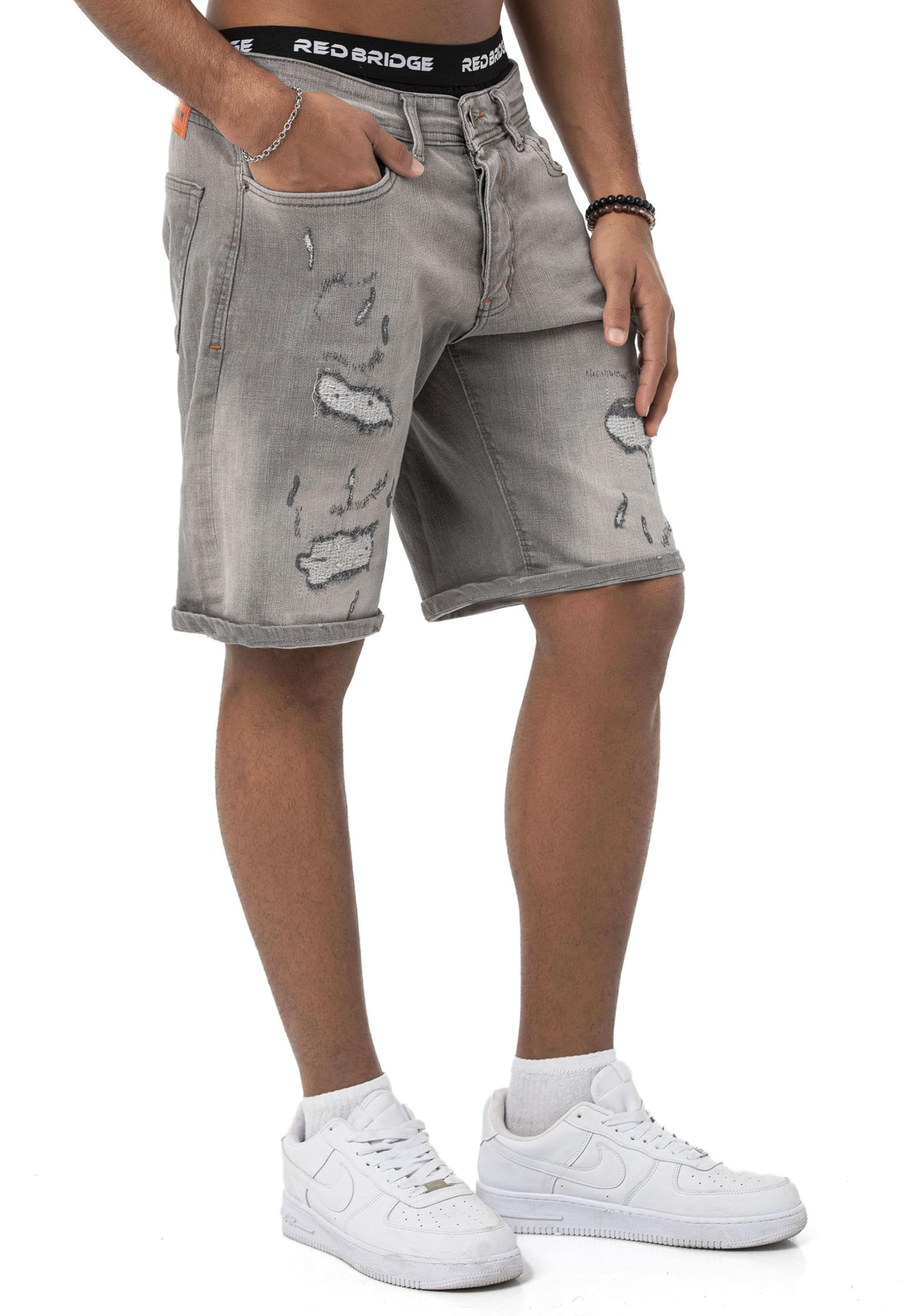 redbridge-shorts-m4897-jeans-shorts-herren-denim-distressed image 3