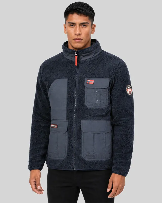 geographical-norway-umare-herren-fleecejacke-marine-winter image 1